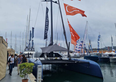 Palma International Boat Show - detalle catamarán